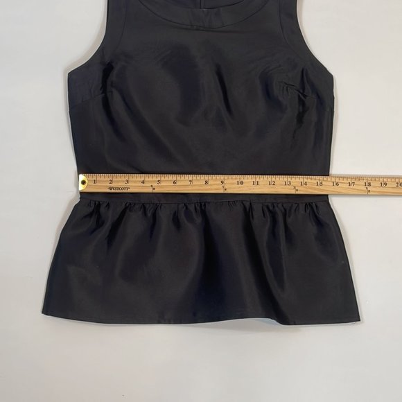 Vineyard Vines Top Size 2 Black with Rhinestone button at back of Neck. Dressy - Picture 9 of 12